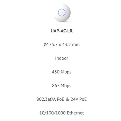 Ubiquiti Unifi Ap-AC Long Range - Wireless Access Point - 802.11 White