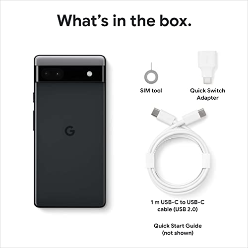 Google Pixel 6a - 5G Android Phone - Unlocked Smartphone with 12 Chalk