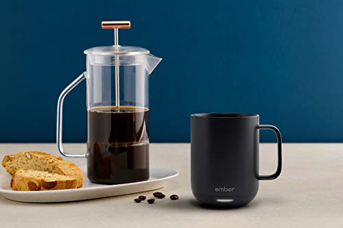 NEW Ember Temperature Control Smart Mug 2, 10 oz, 1 Count (Pack of 1), Black