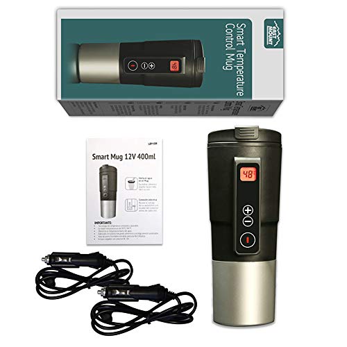 Smart Temperature Control Travel Coffee Mug 1 Count (Pack of 1), #Black,13oz