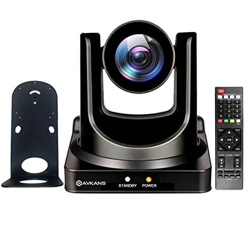 AVKANS NDI Camera, 20X Optical PTZ Camera with Simultaneous Black
