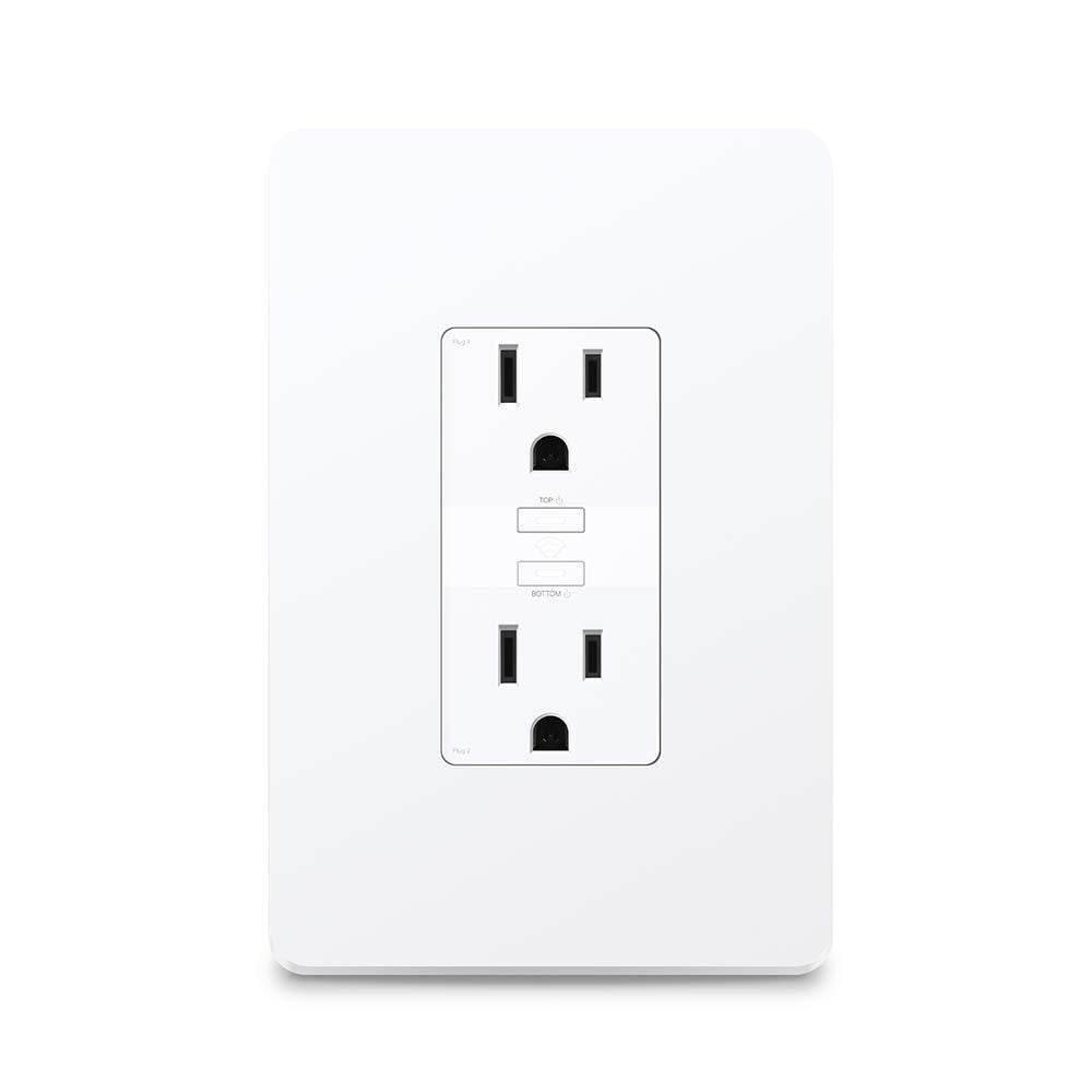 Kasa Smart WiFi Power Outlet, 2-Sockets by TP-Link – Compatible with Alexa...