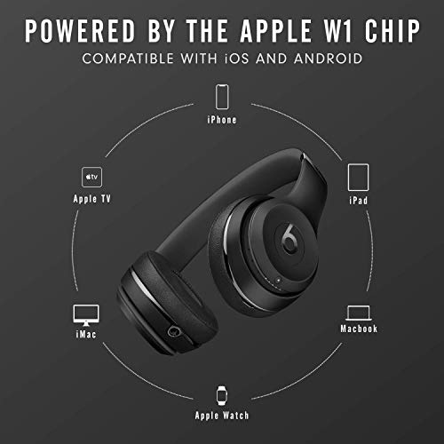 Beats Solo3 Wireless On-Ear Headphones - Apple W1 Headphone One Size, Black
