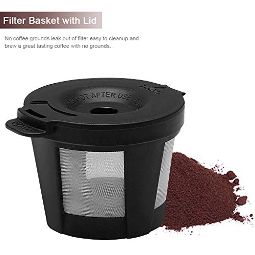 Single Serve Coffee Maker Brewer for K-Cup Red with Stainless Steel