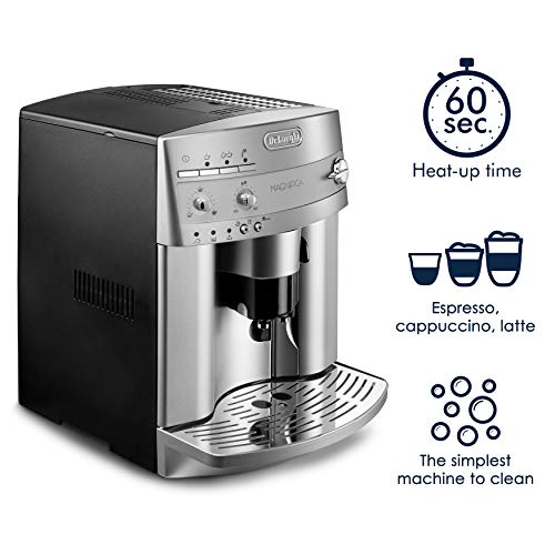 De'Longhi ESAM3300 Magnifica Super 11.00"W x 15.25"D x 14.38"H, Silver