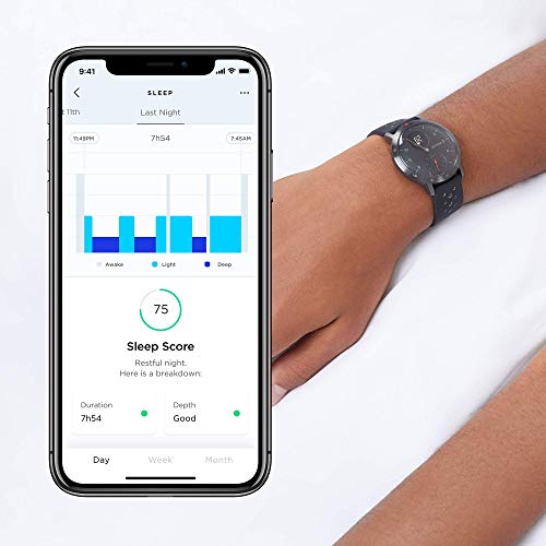 Withings Steel HR Sport Hybrid Smartwatch (40mm) - Activity, 40mm, White