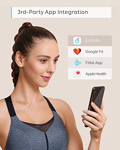 eufy by Anker, Smart Scale P1 with Bluetooth, Body Fat Scale, P1, Black