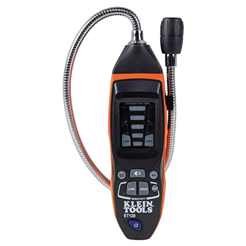 Klein Tools ET120 Gas Leak Detector, Combustible One Size, Black