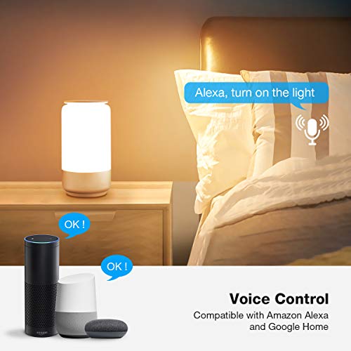 LE LampUX WiFi Smart Table Lamp Works with Alexa, Rgb and Tunable White