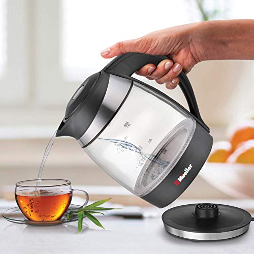 Mueller Premium 1500W Electric Kettle with SpeedBoil Tech, 1.8 Medium, Black
