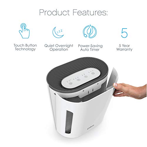 Pure Enrichment PureZone 3-in-1 Air Purifier - True HEPA Filter & UV-C...