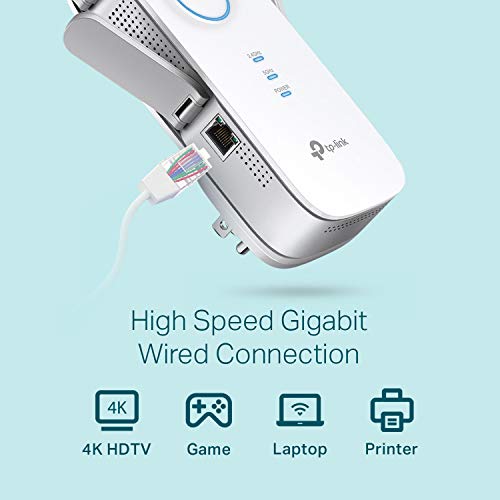 TP-Link AC2600 WiFi Extender(RE650), Up to 2600Mbps, Dual Band AC2600, white