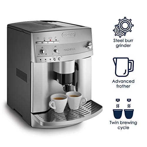 De'Longhi ESAM3300 Magnifica Super 11.00"W x 15.25"D x 14.38"H, Silver