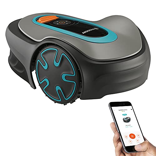 GARDENA SILENO Minimo - Fully automatic robotic lawnmower with Bluetooth Gray