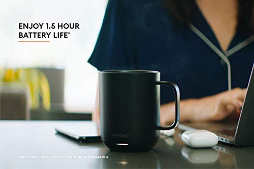 NEW Ember Temperature Control Smart Mug 2, 10 oz, 1 Count (Pack of 1), Black