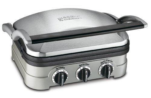 Cuisinart GR-4NP1 GR-4N 5-in-1 Griddler, 13.5"(L) x 11.5"(W) x 7.12"(H)