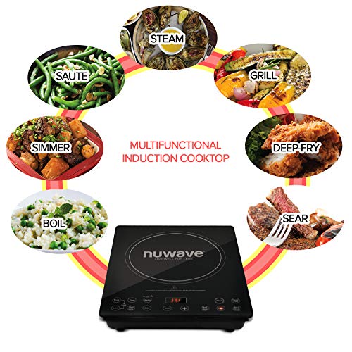 NUWAVE Pro Chef Induction Cooktop, NSF-Certified Pic Chef, Black