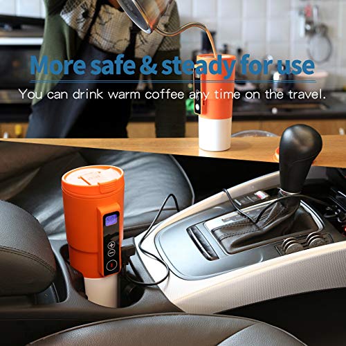 Smart Temperature Control Travel Coffee Mug 1 Count (Pack of 1), #Black,13oz