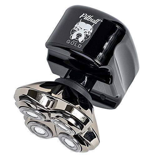 Skull Shaver Pitbull Gold PRO Head for 1 Count (Pack of 1), Black