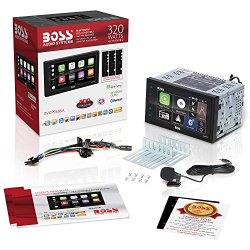BOSS Audio BVCP9685A Apple Carplay Android Auto Car Multimedia Player -...