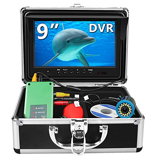 Fishing Camera, Anysun Underwater Camera with DVR 9 9'' 30m/100ft+DVR
