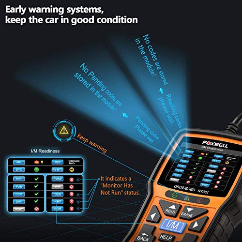 FOXWELL NT301 OBD2 Scanner Professional Code Reader,