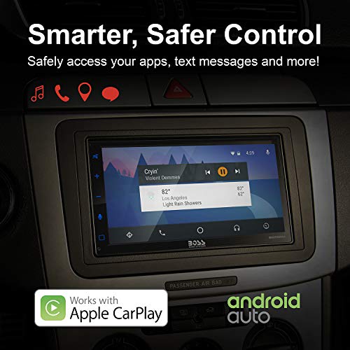 BOSS Audio BVCP9685A Apple Carplay Android Auto Car Multimedia Player -...