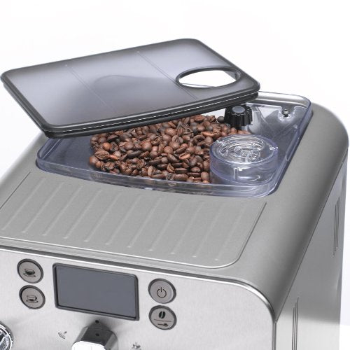 Gaggia Brera Super Automatic Espresso Machine in Black. Pannarello Wand Black