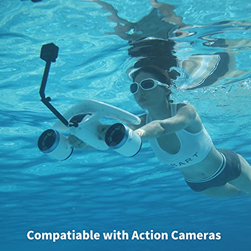 sublue WhiteShark Mix Underwater Scooter Dual Propellers with SpaceBlue