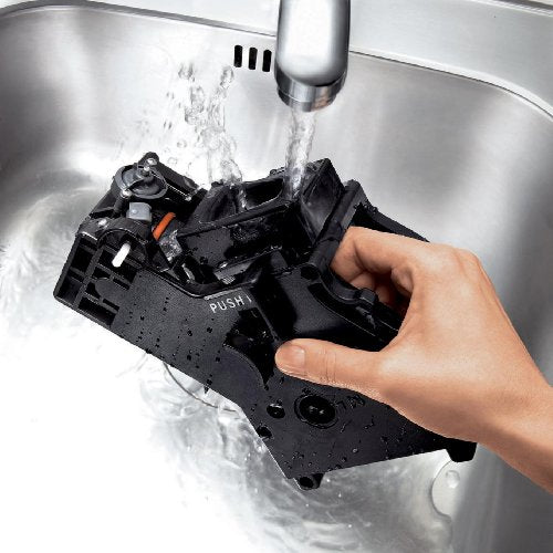 Gaggia Brera Super Automatic Espresso Machine in Black. Pannarello Wand Black