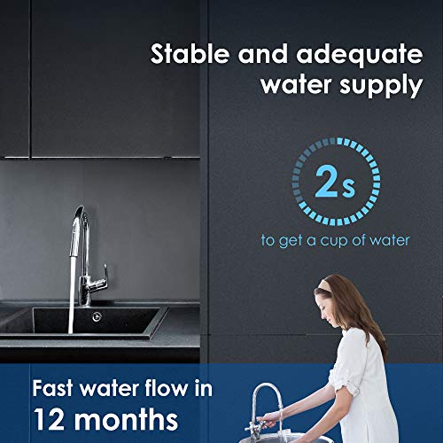 Waterdrop 10UA Under Sink Water Filter System, NSF/ANSI 42 Certified, Under...