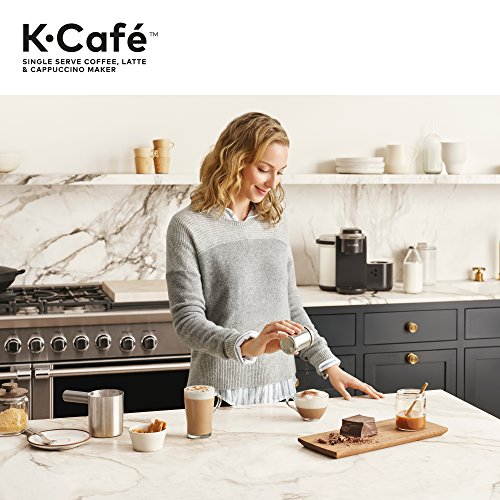 Keurig K-Cafe Single-Serve K-Cup Coffee Maker, 1 Count (Pack of 1), Charcoal