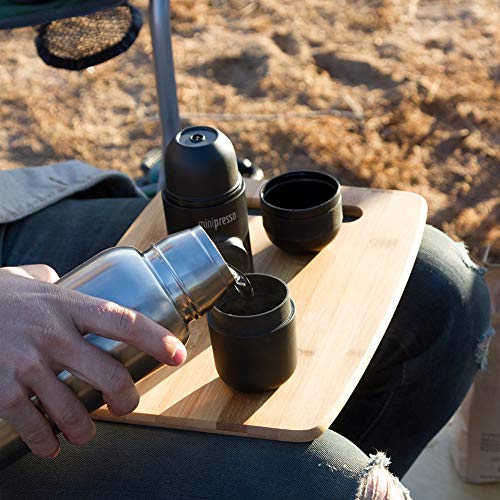 Wacaco Minipresso GR, Portable Espresso Machine, Compatible MPGR100, Black