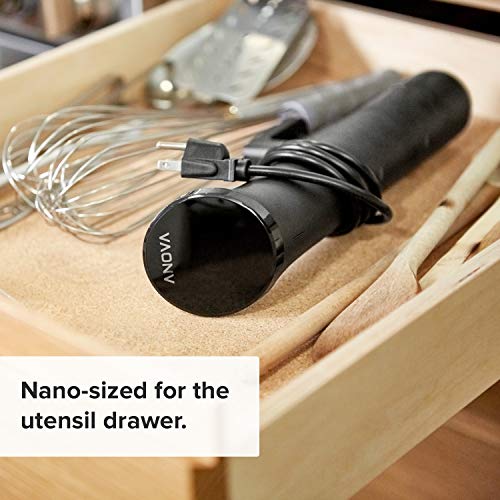 Anova Culinary AN400-US00 Nano Sous Vide 12.8" x 2.2" x 4.1", Silver