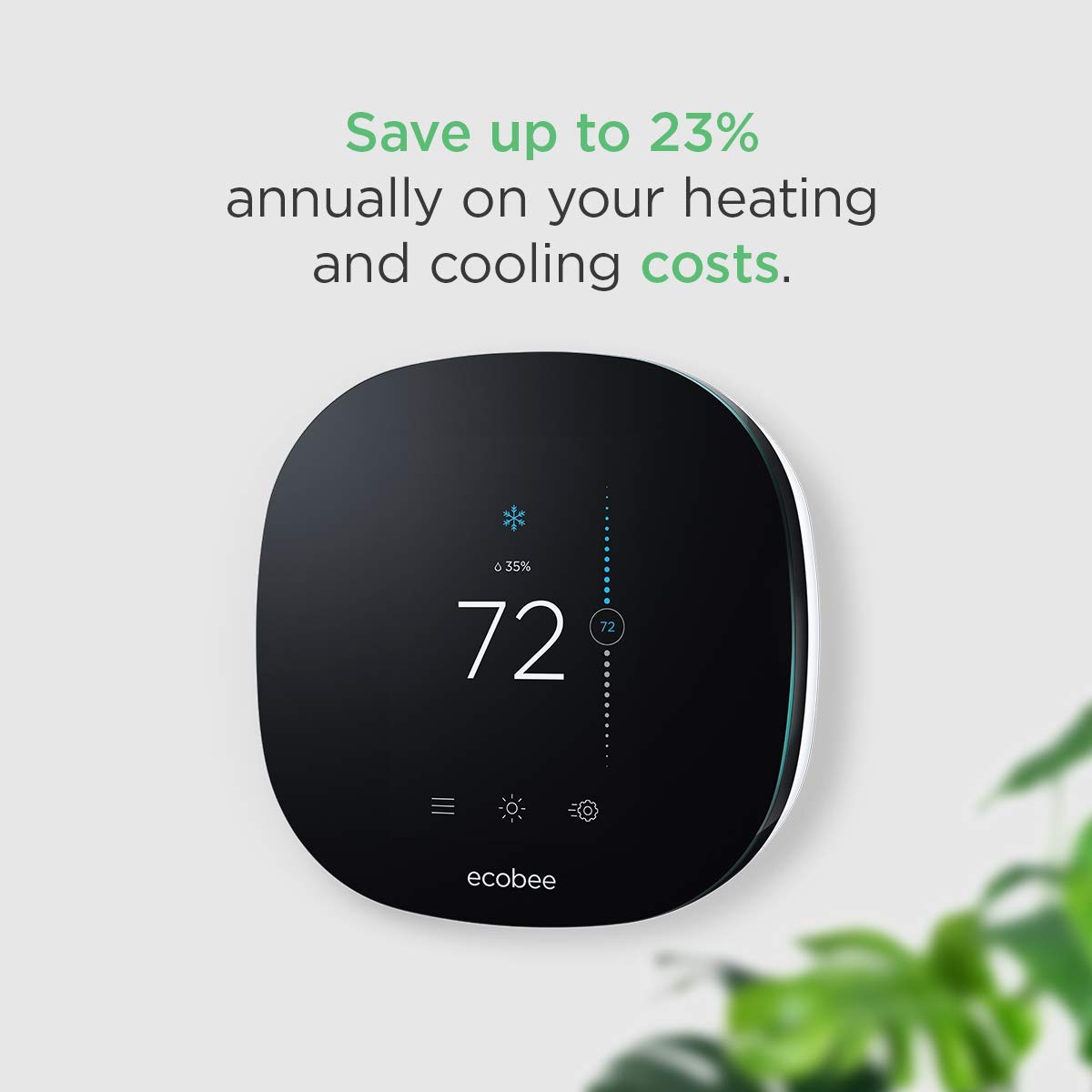 ecobee3 lite Smart Thermostat, 2nd Gen, Black