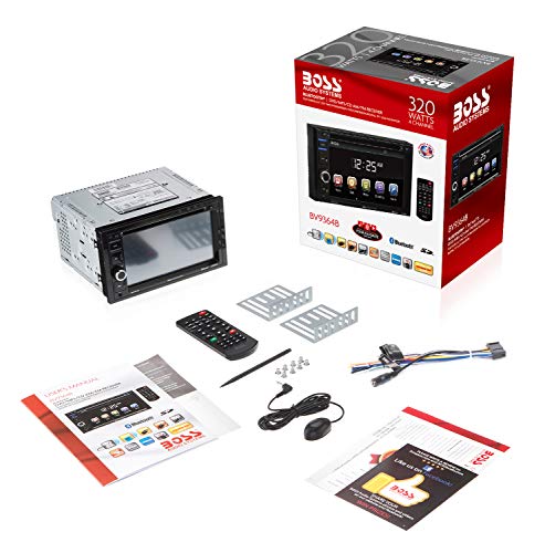 BOSS Audio Systems BV9364B Car Stereo DVD Player - With Out Rear Cam, Black