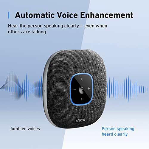 Anker PowerConf S3 Bluetooth Speakerphone with 6 Mics, one size, Black