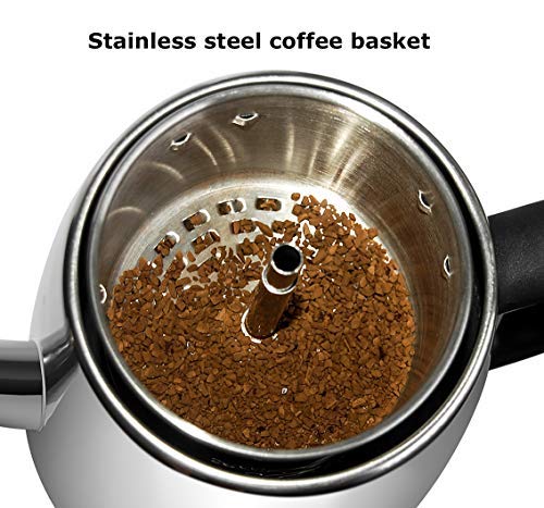 Mixpresso Electric Percolator Coffee Pot | Stainless Steel stainless steel