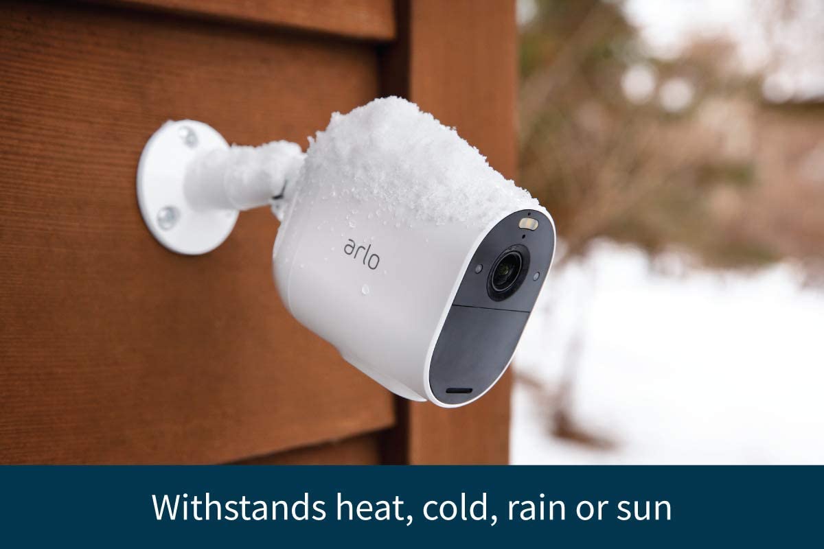 Arlo Essential Spotlight Camera - 3 Pack - 3 Count (Pack of 1), White