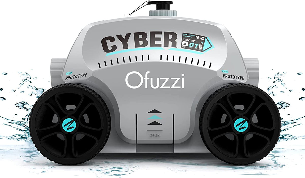 Ofuzzi Cordless Robotic Pool Cleaner, Max.120 Mins Runtime, Gray