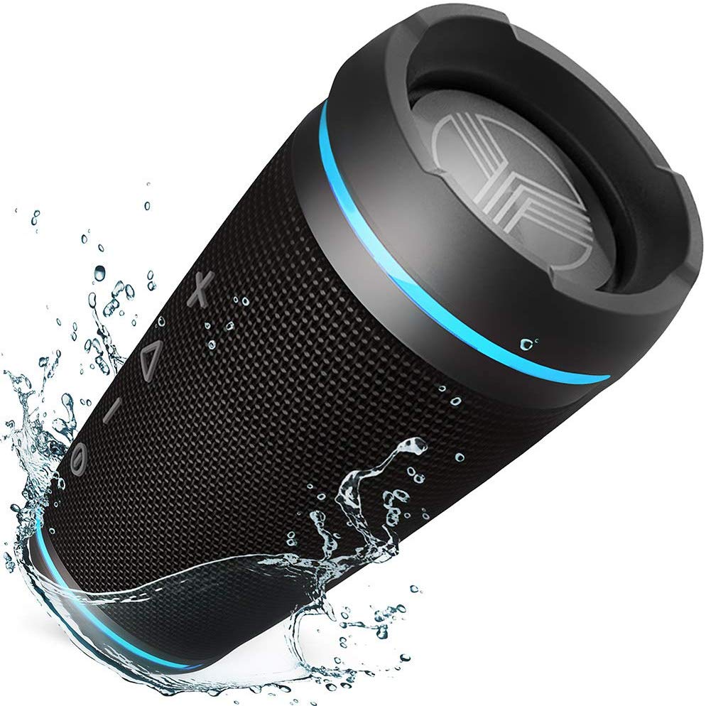 TREBLAB HD77 - Ultra Premium Bluetooth Speaker - Loud 360° HD Surround Black