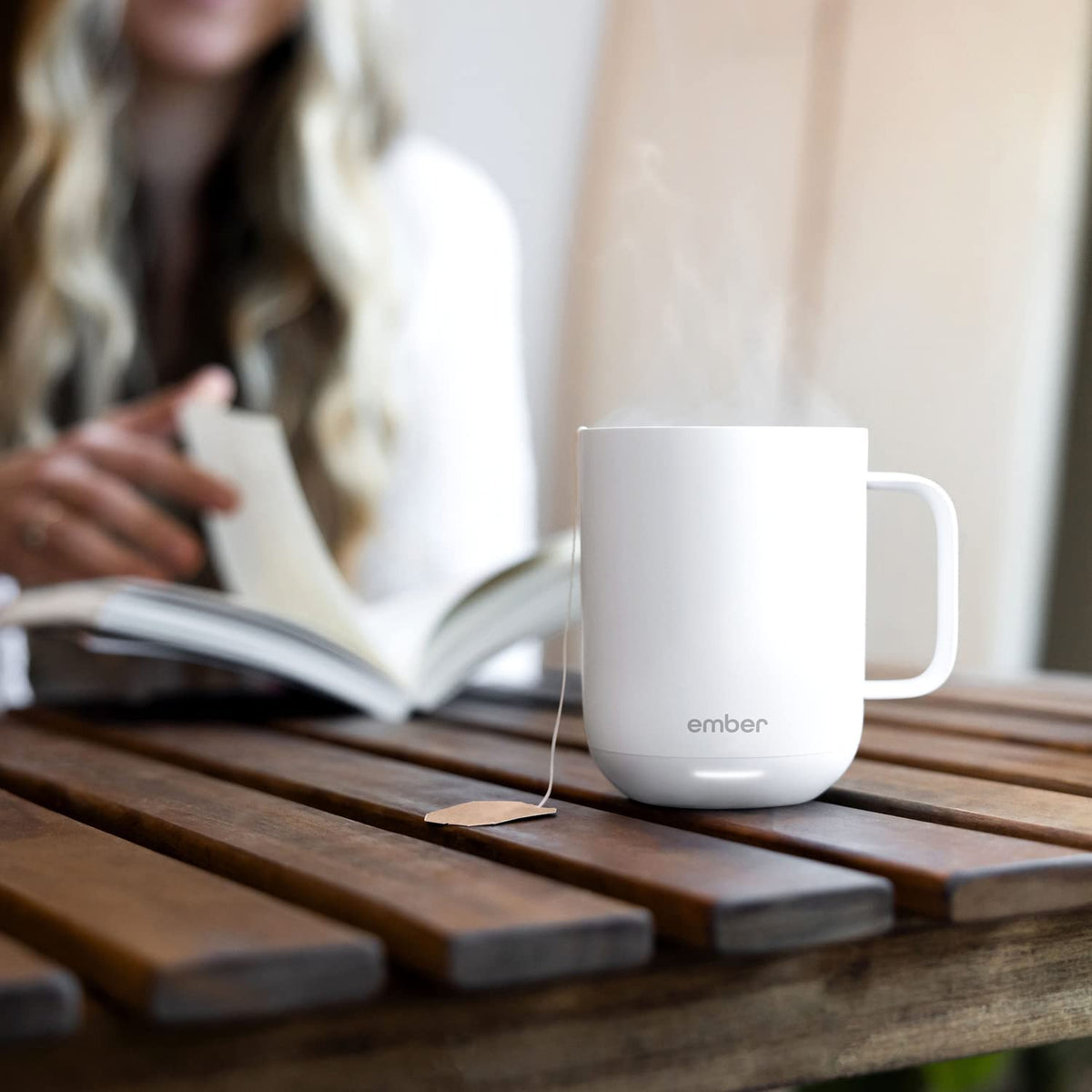 Ember Temperature Control Smart Mug 2, 14 oz, White, App Controlled White
