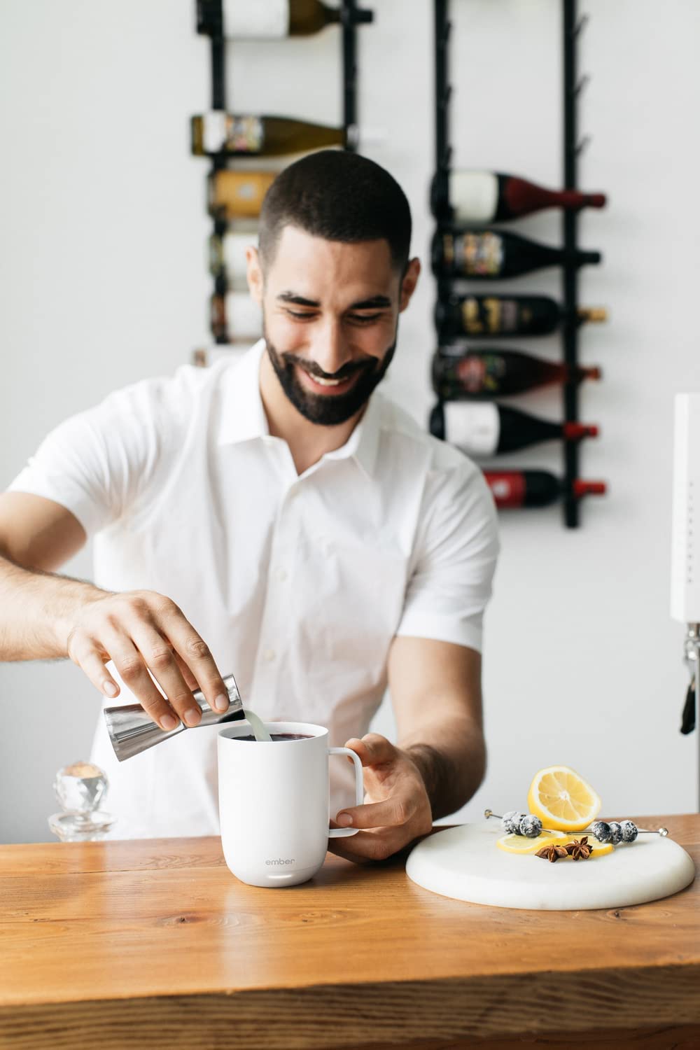 Ember Temperature Control Smart Mug 2, 14 oz, White, App Controlled White