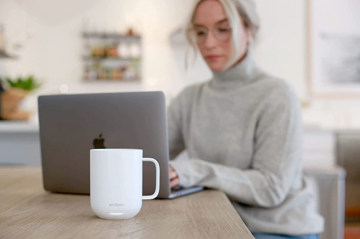 Ember Temperature Control Smart Mug 2, 14 oz, White, App Controlled White
