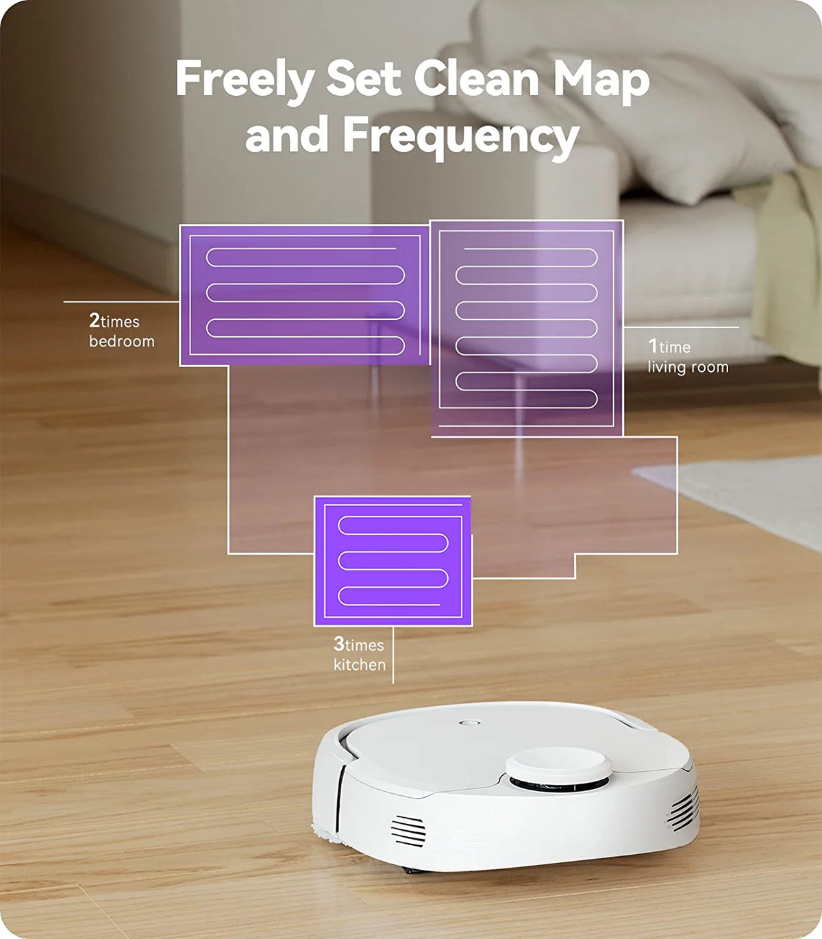 NARWAL T10 Mop Robot, 4-in-1 Robot Vacuum and with Self Cleaning White