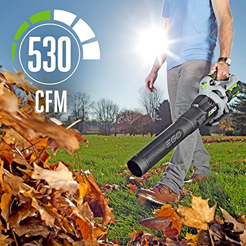 EGO Power+ LB5302 3-Speed Turbo 56-Volt 530 CFM Cordless Leaf Blower 2.5Ah...
