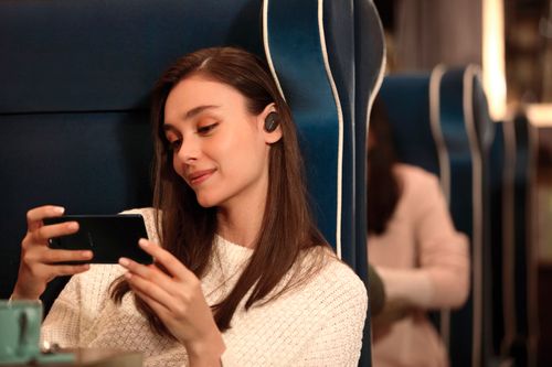 Sony - WF-1000XM3 True Wireless Noise Cancelling In-Ear Headphones - Black