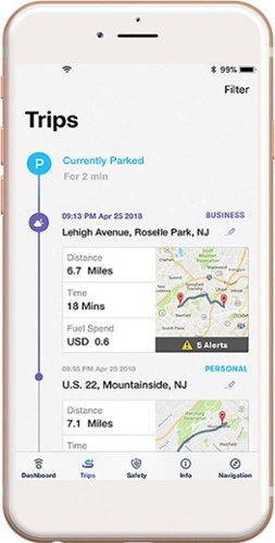 Amber Connect - Magnetic GPS Item Tracker - Black