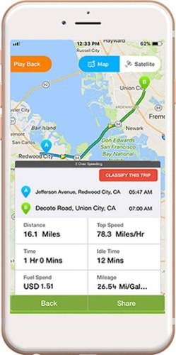 Amber Connect - Magnetic GPS Item Tracker - Black