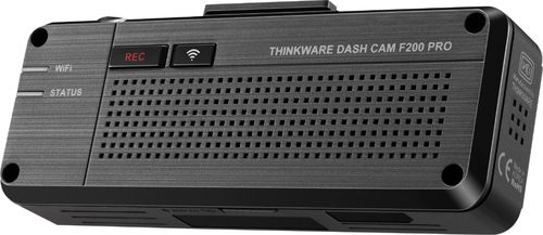 THINKWARE - F200 PRO Front and Rear Dash cam with GPS Accessory - Black